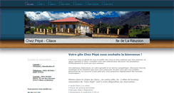 Desktop Screenshot of chezpepe-cilaos.com
